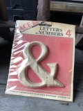 Vintage ACE Hard Ware 4-Inch Letters & Numbers & (M215) 