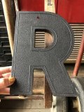 Vintage USA Original Movie Theatre Marquee Letter Signs “ R ”  (M242) 