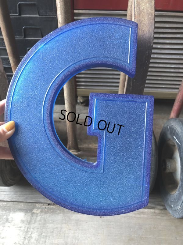 画像1: Vintage USA Original Movie Theatre Marquee Letter Signs “ G ”  (M248) 