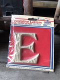 Vintage Gerber 4-Inch Decorative Letters E (M217) 