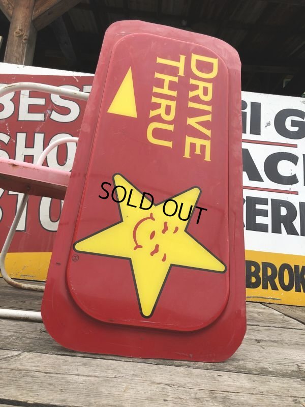 画像11: Original Carl's Jr Hardee's Advertising Drive-thru Vintage Sign (M262)