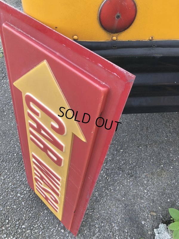 画像5: Vintage CAR WASH Service Station Sign (M263)