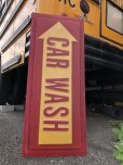 画像6: Vintage CAR WASH Service Station Sign (M263)
