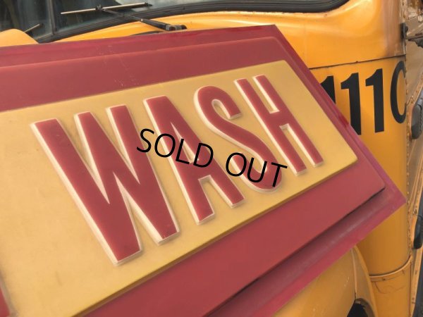画像3: Vintage CAR WASH Service Station Sign (M263)