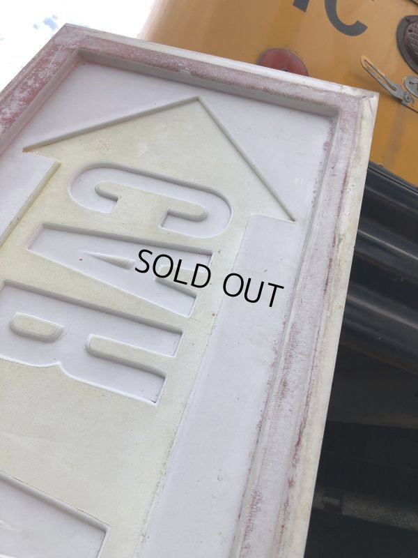 画像10: Vintage CAR WASH Service Station Sign (M263)