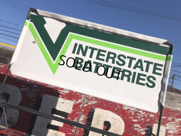 画像12: Vintage Interstate Batteries Advertising Sign Metal Store Display Rack Stand (M265) 