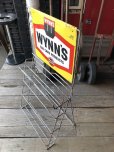 画像5: Vintage WYNN'S FRICTION PROOFING Oil Store Display Sign Rack (M264) 