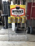 画像18: Vintage WYNN'S FRICTION PROOFING Oil Store Display Sign Rack (M264) 