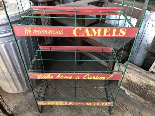 画像31: Vintage Advertising Camel Cigarettes Store Display Shelf Rack Sign (M205) 