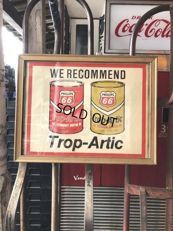 画像9: 60s Vintage Phillips 66 Trop Artic 1 Quart Motor oil Can Sign (M267) 