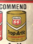 画像5: 60s Vintage Phillips 66 Trop Artic 1 Quart Motor oil Can Sign (M267) 