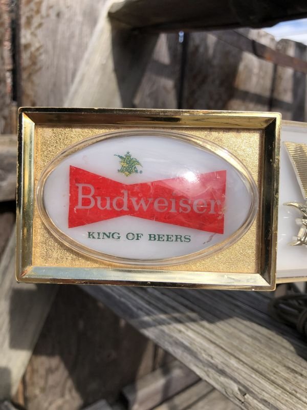 画像8: Vintage Budweiser Beer Lighted Store Display Advertising BAR Sign (M270) 