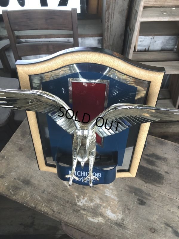 画像2: Vintage Michelob Light Beer 3D Eagle Plaque Store Display Lighted Sign (M272) 