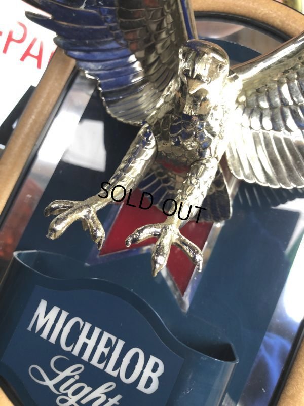 画像10: Vintage Michelob Light Beer 3D Eagle Plaque Store Display Lighted Sign (M272) 