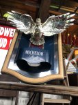 画像4: Vintage Michelob Light Beer 3D Eagle Plaque Store Display Lighted Sign (M272)  (4)