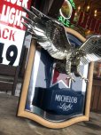 画像3: Vintage Michelob Light Beer 3D Eagle Plaque Store Display Lighted Sign (M272) 