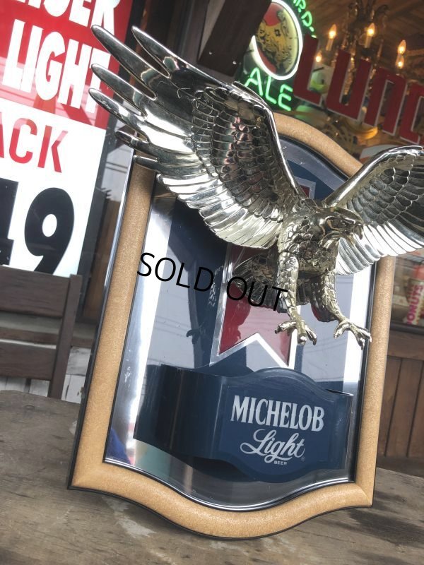 画像3: Vintage Michelob Light Beer 3D Eagle Plaque Store Display Lighted Sign (M272) 