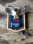 画像18: Vintage Michelob Light Beer 3D Eagle Plaque Store Display Lighted Sign (M272) 