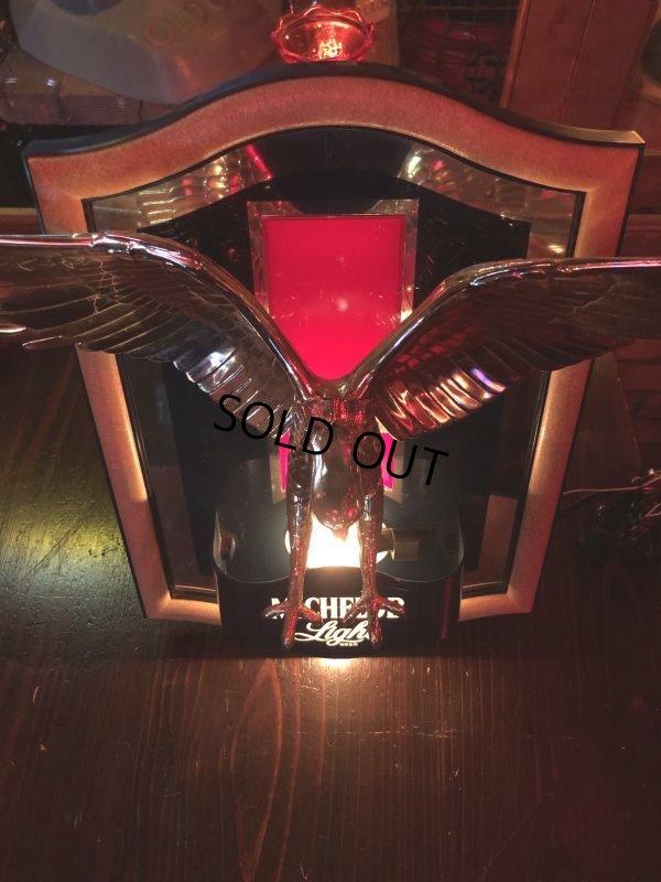 画像26: Vintage Michelob Light Beer 3D Eagle Plaque Store Display Lighted Sign (M272) 
