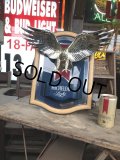 Vintage Michelob Light Beer 3D Eagle Plaque Store Display Lighted Sign (M272) 