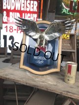 Vintage Michelob Light Beer 3D Eagle Plaque Store Display Lighted Sign (M272) 