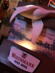 画像21: 60s Wiedemann's Fine Beer Trumpeter Swan Advertising Store Display Lighted Sign (M273) 