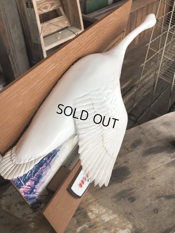 画像6: 60s Wiedemann's Fine Beer Trumpeter Swan Advertising Store Display Lighted Sign (M273) 