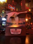 画像24: 60s Wiedemann's Fine Beer Trumpeter Swan Advertising Store Display Lighted Sign (M273) 