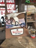 60s Wiedemann's Fine Beer Trumpeter Swan Advertising Store Display Lighted Sign (M273) 