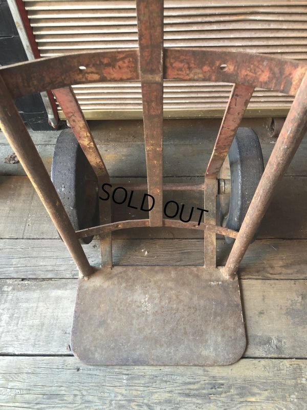画像4: 【店舗引き取り限定】 Vintage Antique Old Industrial Heavy Duty Hand Truck Dolly (M275) 