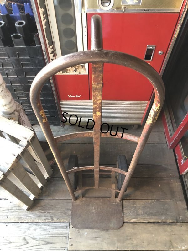 画像3: 【店舗引き取り限定】 Vintage Antique Old Industrial Heavy Duty Hand Truck Dolly (M275) 