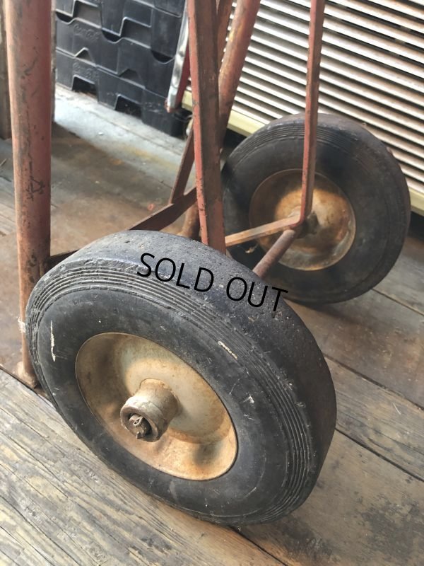 画像18: 【店舗引き取り限定】 Vintage Antique Old Industrial Heavy Duty Hand Truck Dolly (M275) 