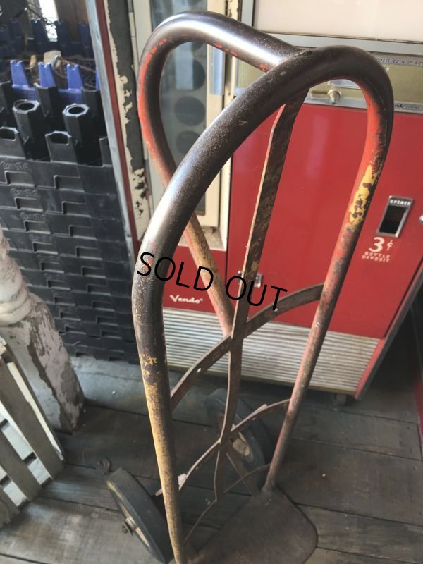 画像7: 【店舗引き取り限定】 Vintage Antique Old Industrial Heavy Duty Hand Truck Dolly (M275) 