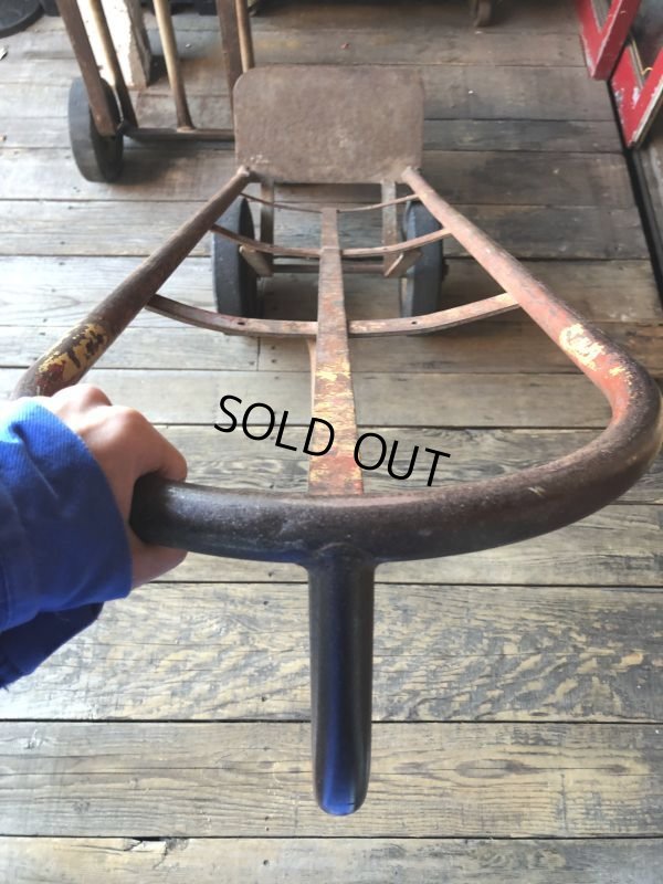 画像15: 【店舗引き取り限定】 Vintage Antique Old Industrial Heavy Duty Hand Truck Dolly (M275) 