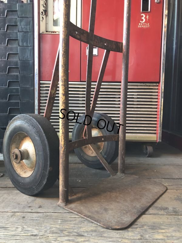 画像6: 【店舗引き取り限定】 Vintage Antique Old Industrial Heavy Duty Hand Truck Dolly (M275) 