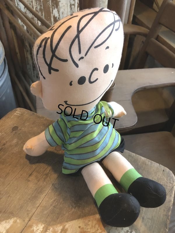 画像2: Vintage Snoopy Linus Rag Doll (M278) 