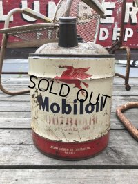 Vintage Mobil 5GL Motor Gas/Oil Can (M276) 