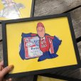 画像3: 70s Vintage Budweiser Bud Man Sticker w/frame (M730) (3)