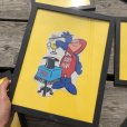 画像3: 70s Vintage Budweiser Bud Man Sticker w/frame (M726) (3)