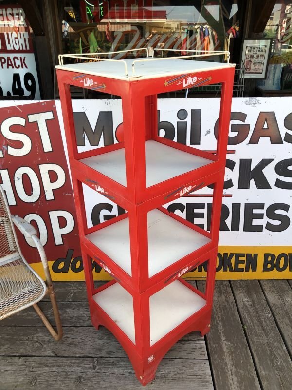 画像14: 【店舗引き取り限定】 80s Like Cola Advertising Hard Plastic Store Display Shelf Rack (M280)