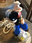 画像9: 80s Vintage Popeye Pushbutton Telephone (M278) 