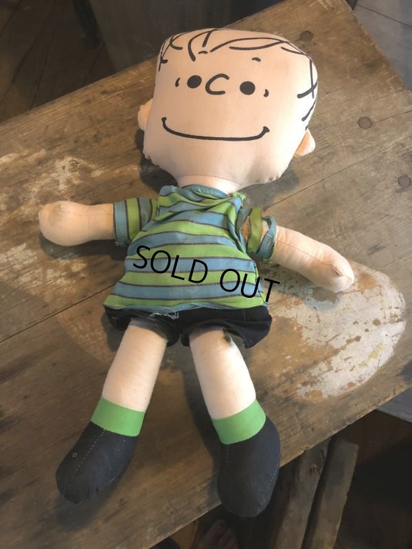 画像6: Vintage Snoopy Linus Rag Doll (M278) 