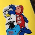 画像2: 70s Vintage Budweiser Bud Man Sticker w/frame (M726) (2)