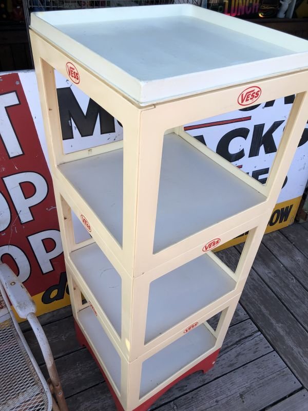 画像20: 【店舗引き取り限定】 Vintage VESS Advertising Hard Plastic Store Display Shelf Rack (M282)