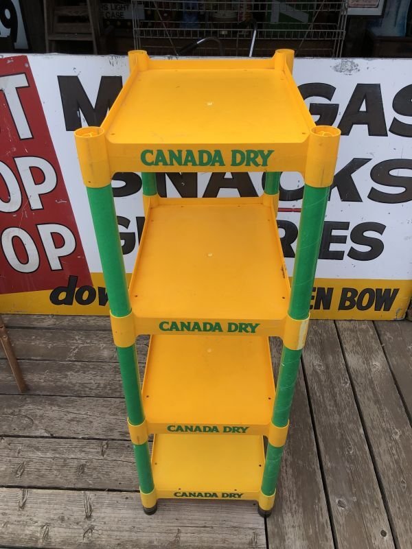 画像26: Vintage Advertising CANADA DRY Hard Plastic Store Display Shelf Rack (B644)