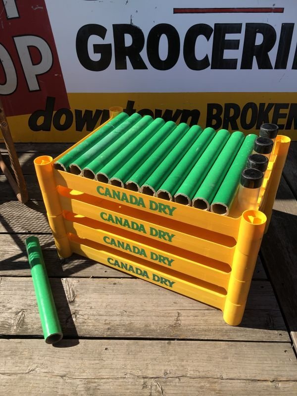 画像27: Vintage Advertising CANADA DRY Hard Plastic Store Display Shelf Rack (B644)