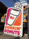 画像15: 【店舗引き取り限定】 大型245cm Vintage Advertising Dunkin' Donuts Store Display Sign Huge !!! (M284) (15)