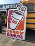 画像12: 【店舗引き取り限定】 大型245cm Vintage Advertising Dunkin' Donuts Store Display Sign Huge !!! (M284)