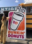 画像2: 【店舗引き取り限定】 大型245cm Vintage Advertising Dunkin' Donuts Store Display Sign Huge !!! (M284) (2)