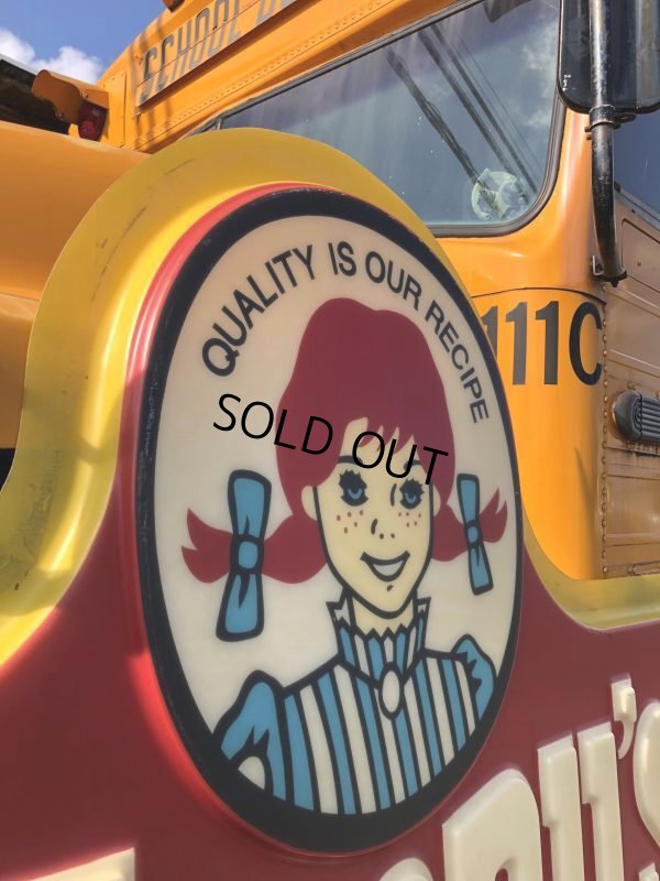 画像7: 【店舗引き取り限定】 大型195cm Vintage Advertising Wendy's Old Fashioned Hamburgers Store Display Sign Huge !!! (M285)